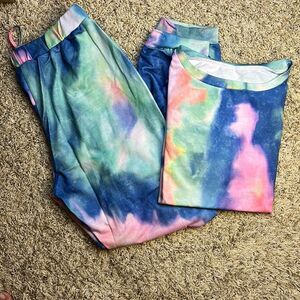 Women’s Tie Dye Lounge Set - Size L